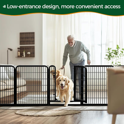 TuffFlex 32" Heavy-Duty Modular Pet Playpen (16 Panels)