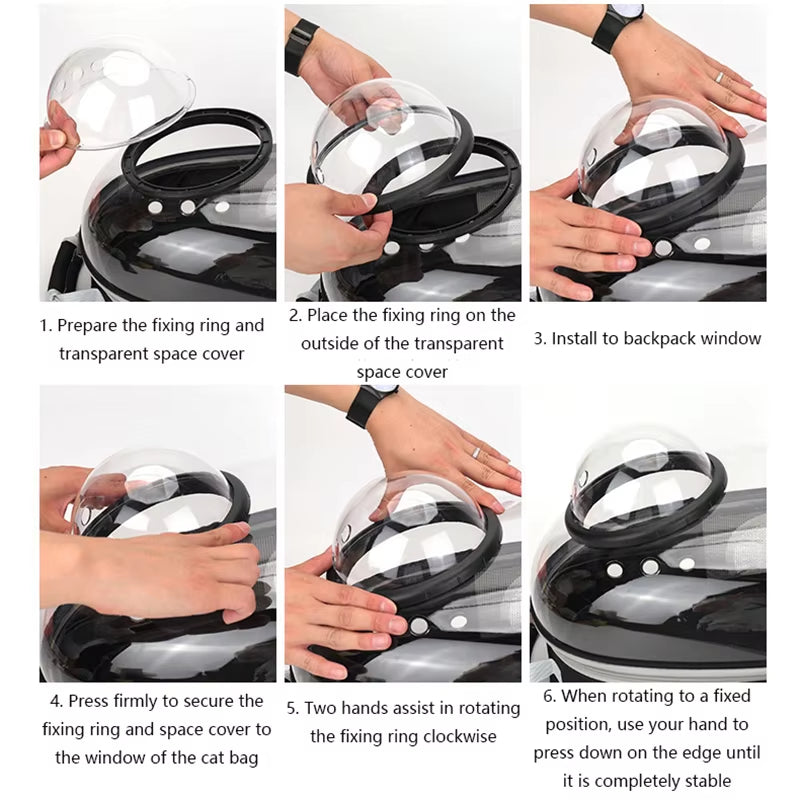 AeroSpace™ Breathable Space Capsule Pet Backpack