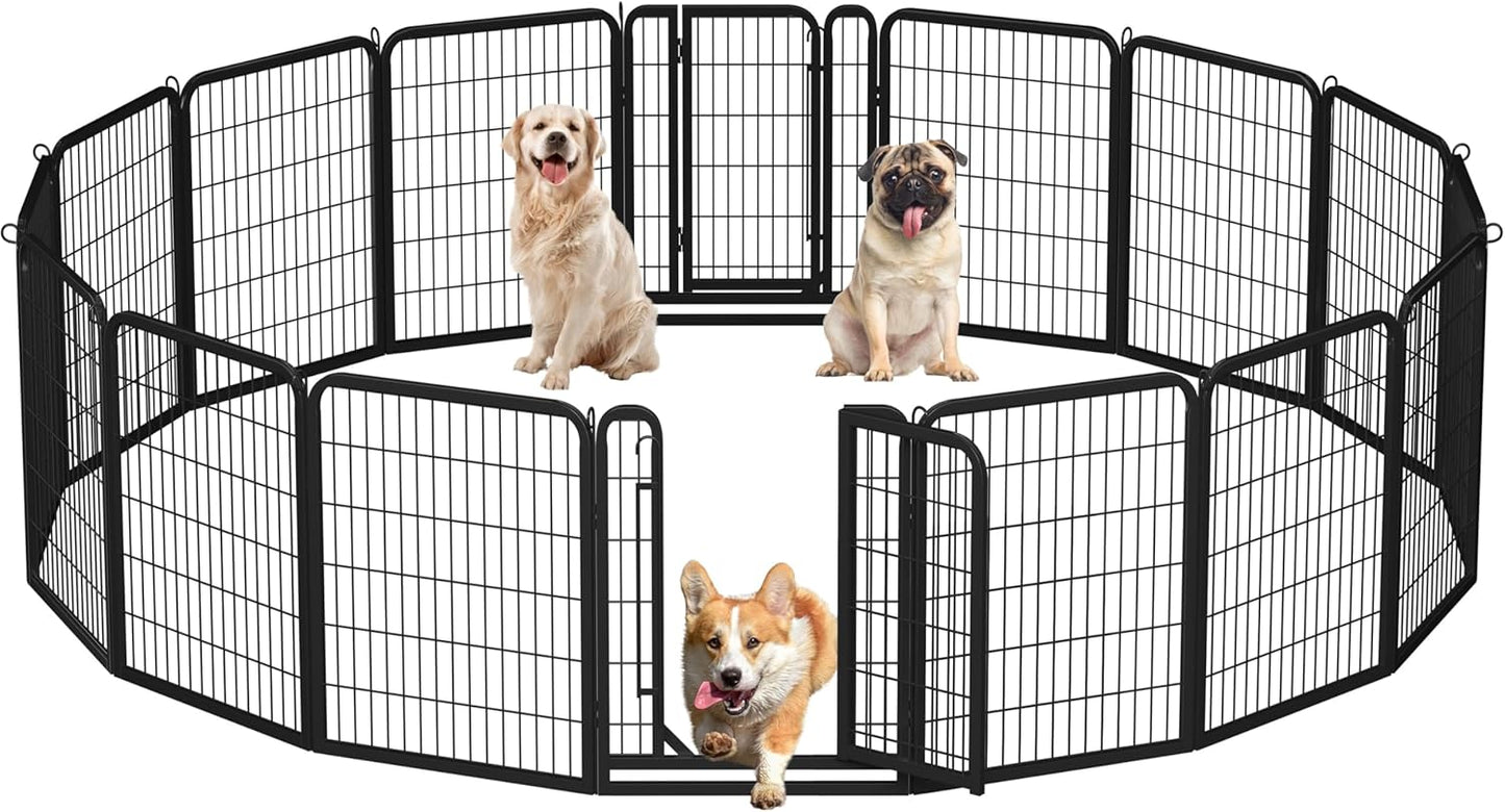 TuffFlex 32" Heavy-Duty Modular Pet Playpen (16 Panels)