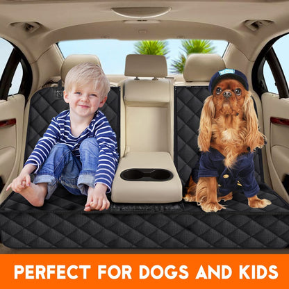 LuxeGuard™ Waterproof Back Seat Cover with Armrest Compatibility