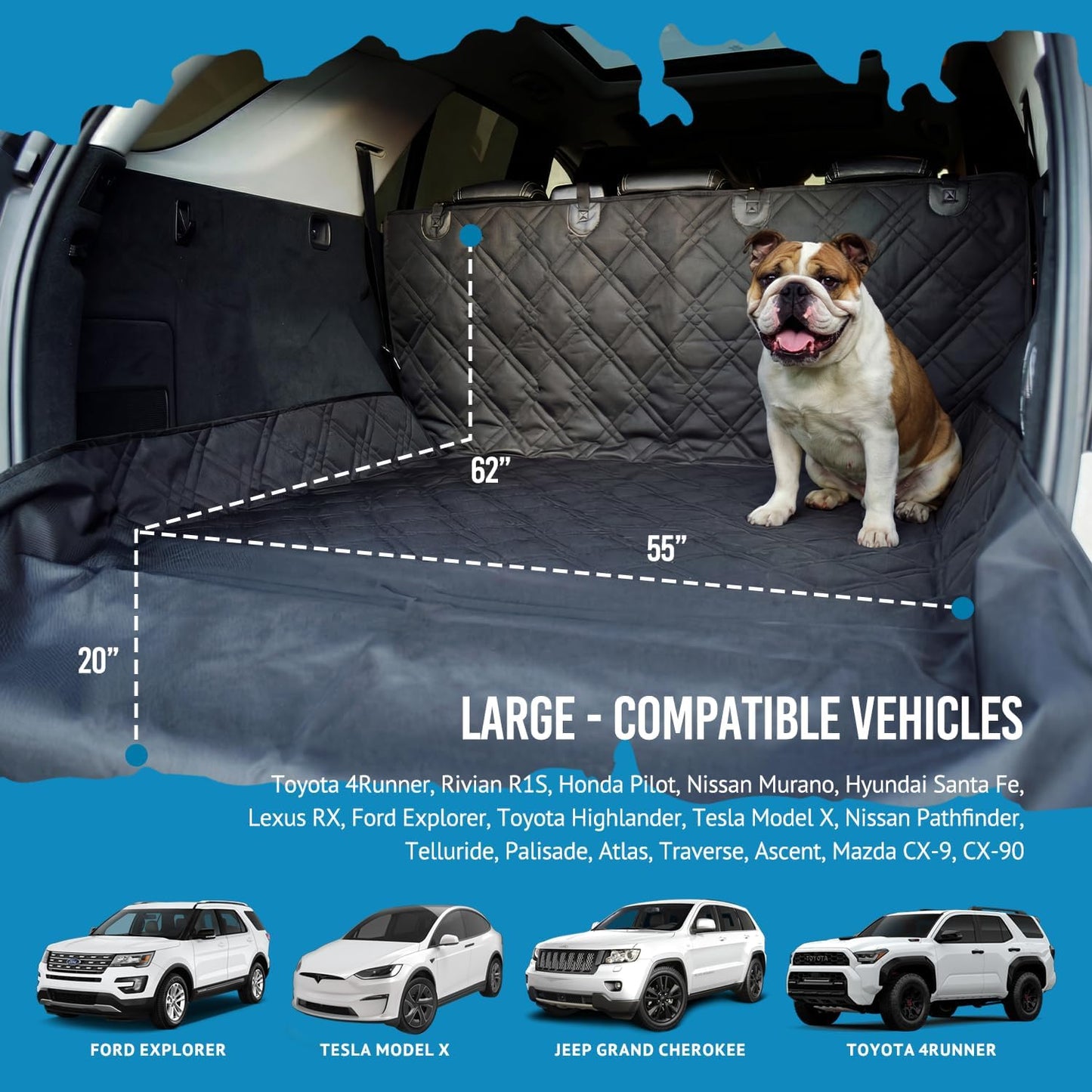LuxeGuard™ Heavy Duty SUV Cargo Liner for Pets