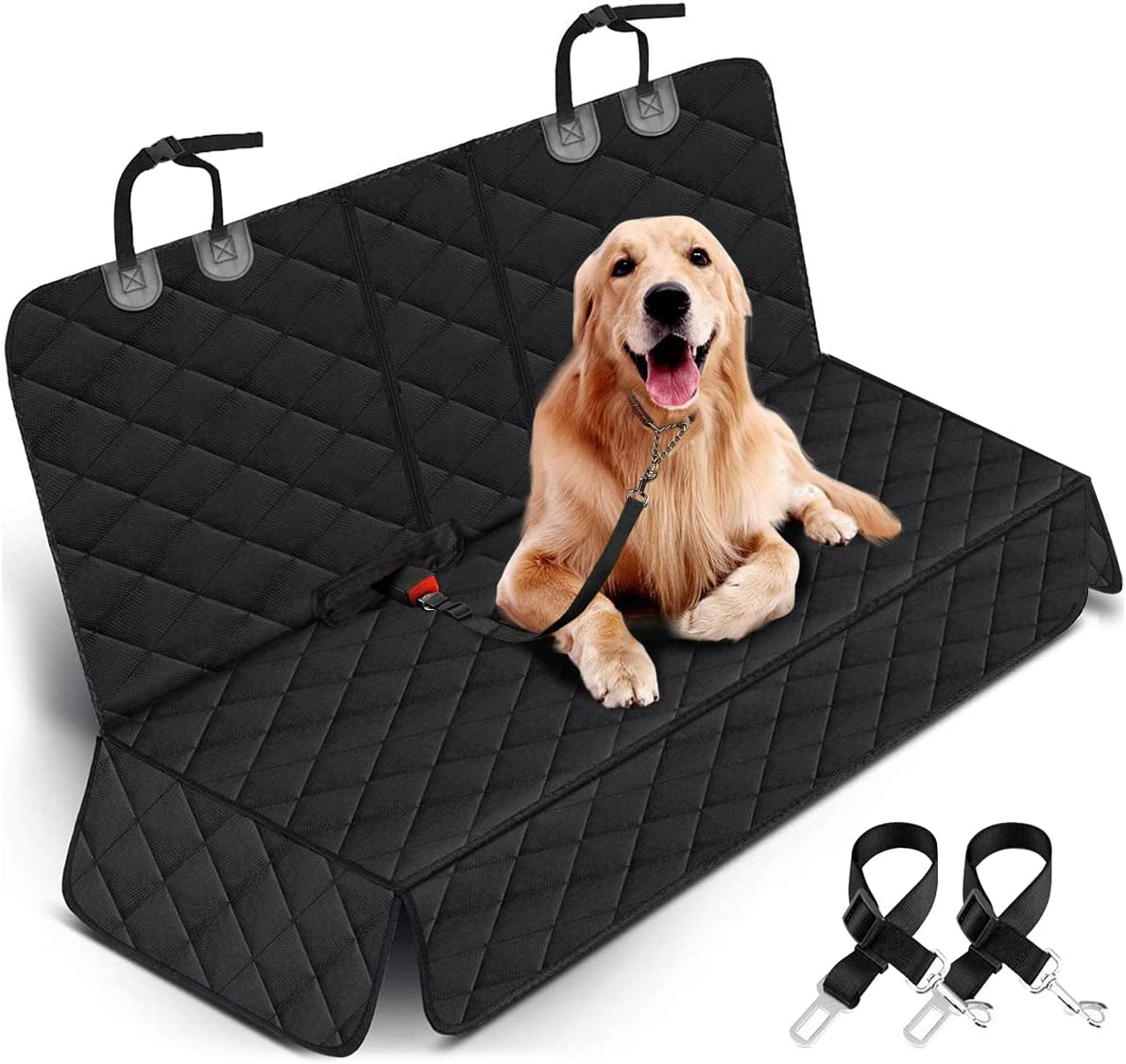 LuxeGuard™ Waterproof Back Seat Cover with Armrest Compatibility