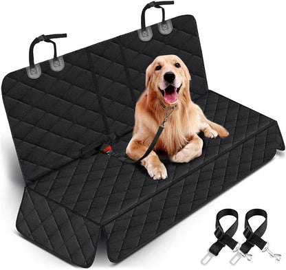 LuxeGuard™ Waterproof Back Seat Cover with Armrest Compatibility