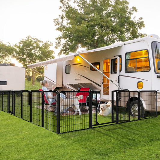TuffFlex 32" Heavy-Duty Modular Pet Playpen (16 Panels)
