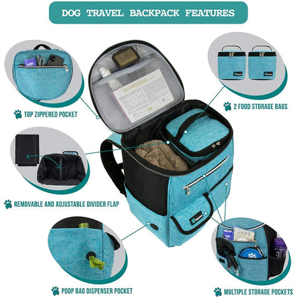 Voyager™ Airline Approved Pet Travel Backpack & Organizer