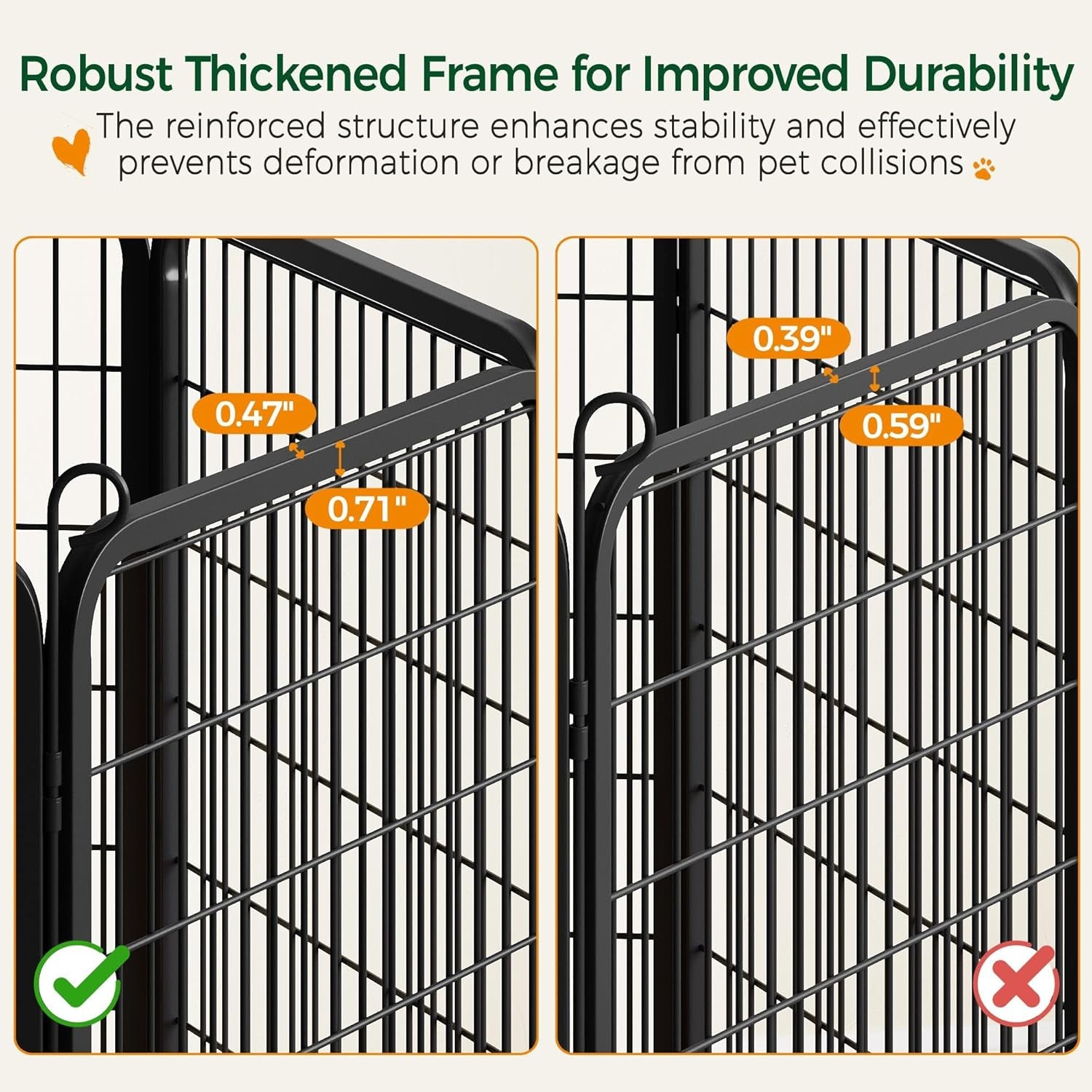 TuffFlex 32" Heavy-Duty Modular Pet Playpen (16 Panels)