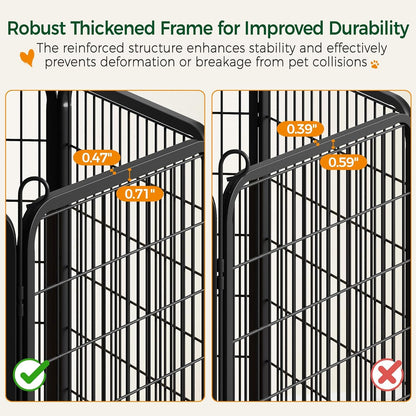 TuffFlex 32" Heavy-Duty Modular Pet Playpen (16 Panels)