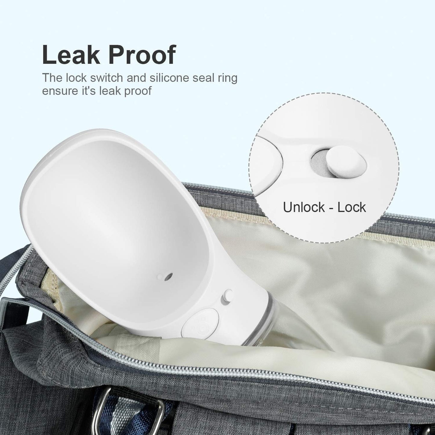 HydroGo™ Leak-Proof Portable Pet Water Bottle